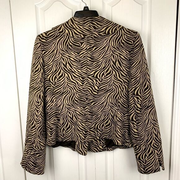 Chaus Zebra Print Jacket - Picture 3 of 3